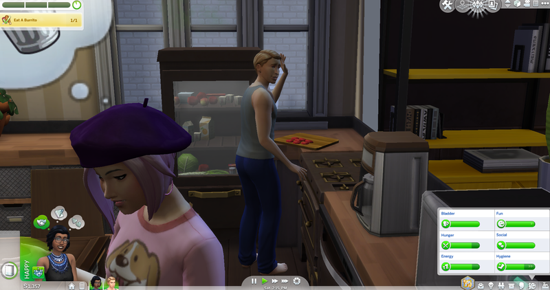 Illustration for article titled Doing Thanksgiving In The Sims 4 Is Like Herding Cats